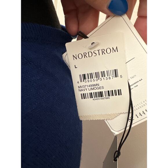 Men’s Nordstrom Blue Sweater Large - Picture 3 of 5